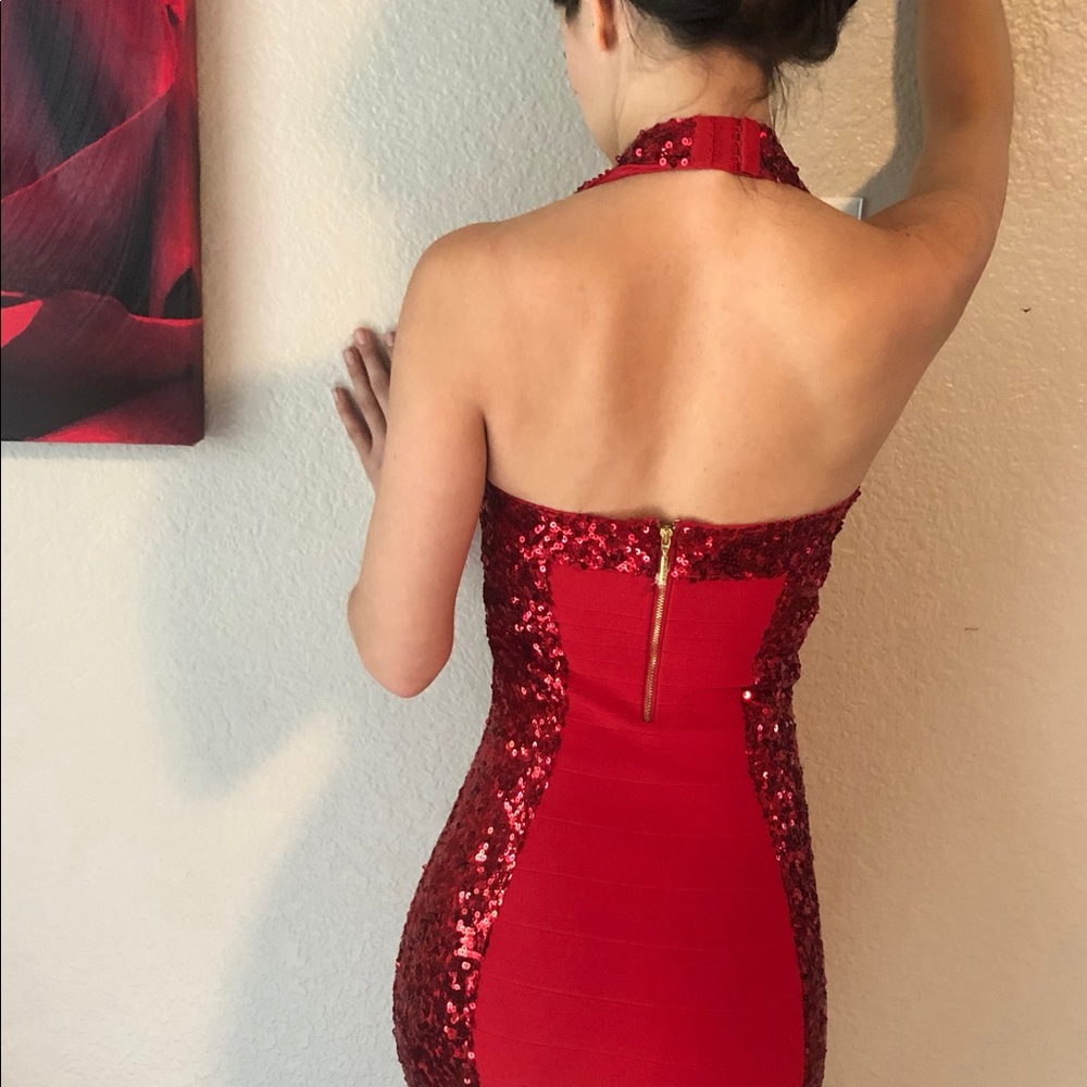 Red dress